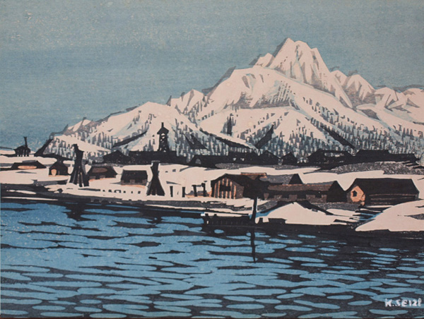 金子誠治「北海道風景」/創作版画専門 輝開